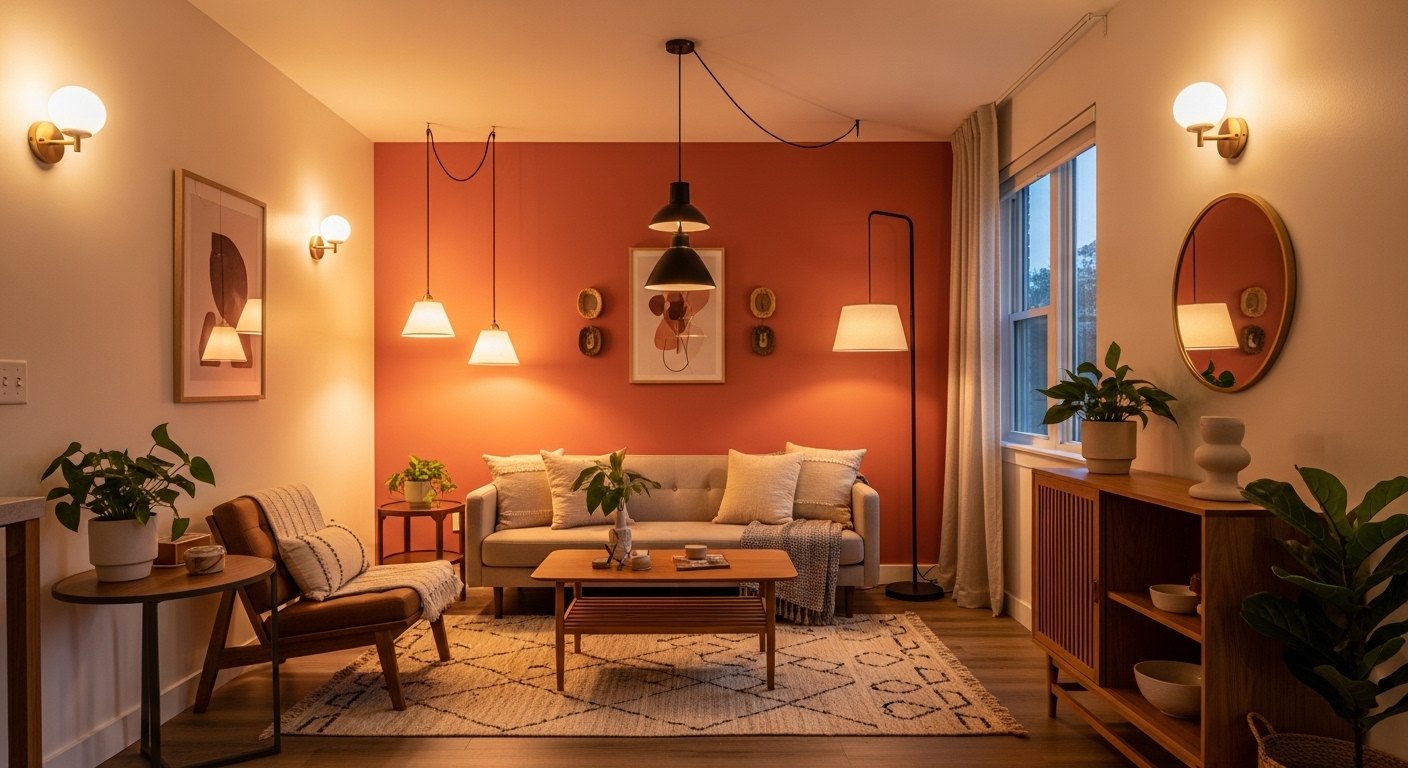 Lighting an Airbnb for Cozy Listing Photos